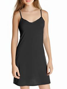 เดรสซับในเต็มตัวสำหรับผู้หญิงเดรสเสื้อกั๊กแขนกุดผ้าไอซ์ซิลค์ไร้รอยต่อสำหรับฤดูร้อน - Product Image 6