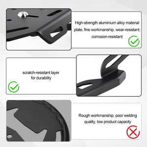 Support de fixation arrière en aluminium Waximoto pour top case <span class=keywords><strong>Honda</strong></span> CT125 <span class=keywords><strong>Trail</strong></span> <span class=keywords><strong>125</strong></span> Hunter (pièce de rechange) - Product Image 6