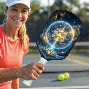 Racchetta da Pickleball in Fibra di Carbonio T700 Opaca con Design Zodiacale Acquario, Forte Effetto Rotazione, Nucleo a Nido d'Ape in PP da 16mm, Logo Personalizzato, Basso MOQ - Product Image 2