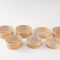 Boîte à emporter rectangulaire en papier couché de qualité alimentaire jetable, estampage à chaud or de luxe Shandong, pour salades, pizzas, biscuits et gâteaux - Vente en gros