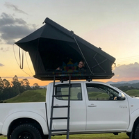 Tente de toit rigide 4 saisons de luxe pour 4 personnes, tente de toit toutes saisons pour SUV, camping hivernal, voyages en plein air