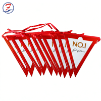 Vente directe d'usine personnalisée, fanions triangulaires en polyester imprimés numériquement 10*10 pouces, drapeau de bannière Windhorse