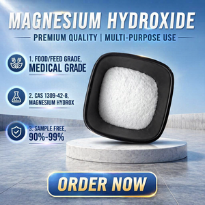 Hidróxido de Magnesio Mg(OH)2 CAS 1309-42-8, Grado Alimenticio/Para Piensos, Polvo Blanco, Neutralizador para Tratamiento de <span class=keywords><strong>Agua</strong></span>, Desulfurante, Materia Prima - Product Image 1
