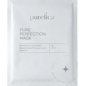 Masque Pure Perfection Feuille d'hydratation intensive Masque facial coréen Apaisant Refroidissement pour peau sensible Thé vert Naturel Eco - Product Image 1