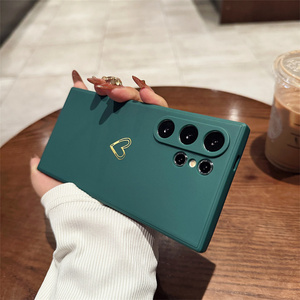 Custodia per telefono con motivo a cuore di colore caramella per <span class=keywords><strong>Samsung</strong></span> <span class=keywords><strong>Galaxy</strong></span> S25 Ultra S24 S23 S22 <span class=keywords><strong>S21</strong></span> <span class=keywords><strong>Cover</strong></span> per cellulare in morbido TPU - Product Image 5