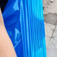 Sacs à ensilage bleus pour le stockage du maïs et du foin, sacs agricoles robustes pour la conservation des aliments du bétail, protégés contre les UV, pochette