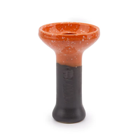Bol à chicha en céramique artisanal de qualité supérieure, finition miroir givré moderne, forme unique, design écologique pour accessoires de chicha