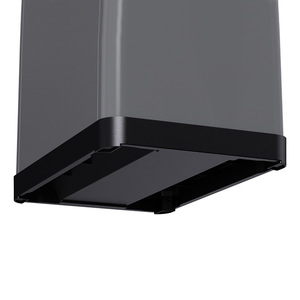Cubo de Basura Moderno de Acero Inoxidable con Botón de Apertura, Rectangular, para Cocina, Sala de Estar, de Gran Capacidad, con Tapa Desmontable - Product Image 3