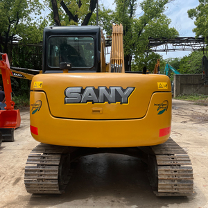Sany SY75C Excavator Heavy Duty Construction <b>Machinery</b> Yellow Black Color Track 6.1 Ton 0.21m Bucket Capacity Yanmar Engine 36kW - Product Image 6