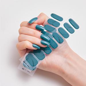 Adesivi per Unghie in <span class=keywords><strong>Gel</strong></span> Semi-Polimerizzato Personalizzati, Strisce di <span class=keywords><strong>Gel</strong></span> per Unghie Monocolore con Etichetta Privata e Confezione Personalizzata, Produttore OEM - Product Image 2