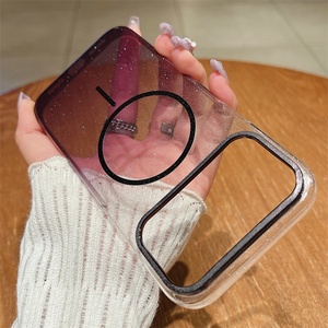 เคสโทรศัพท์บางเฉียบเรียบง่ายสำหรับ iPhone 17 16 15 14 Plus 13 12 11 Pro Max ใส ป้องกันเลนส์สี รองรับการชาร์จไร้สาย ฝาหลังแข็ง - Product Image 5