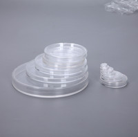 Boîte à badges en acrylique pour capsules de pièces de monnaie de 70 mm, grand porte-monnaie