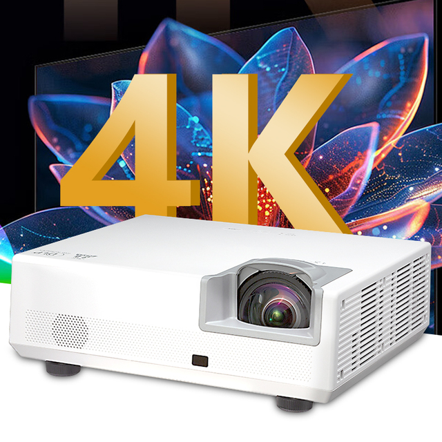 Factory Wholesale New Video Projector Presentation Equipments Office Schools Indoor Home Theater 4k Portable Dlp Laser Projector