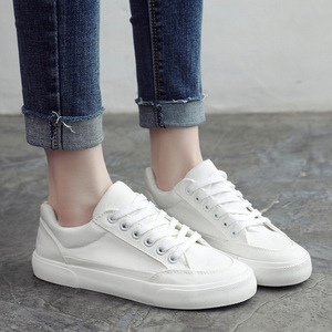 Zapatos Casuales de Moda, Ligeros, de Estilo Clásico en Blanco y Negro, Sin Cordones, Transpirables, Duraderos, para Skateboarding, para Todas las Temporadas - Product Image 1