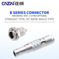 CAZN Usine B Série 00 Verrouillage rapide 2 3 4 5P Din Prise droite Push Pull Circulaire Connector-FGG.00.304.CLAD22 FPG.00.302.CLAD32