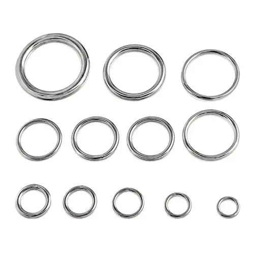 Custom Metal Welding O Ring in 5mm 6mm 30mm Sizes Stainless Steel