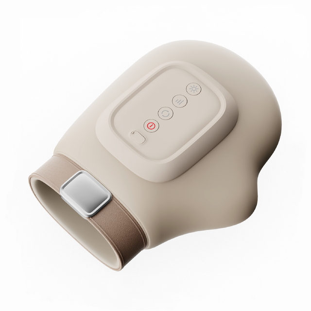 Portable Wireless Mini Electric Hand Massager with Heating Compress Air Pressure for Finger Palm Wrist Joints