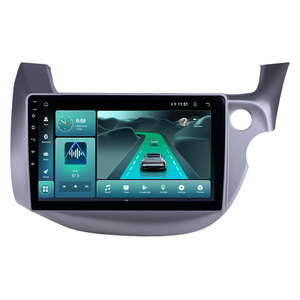 เครื่องเล่นดีวีดีติดรถยนต์ระบบแอนดรอยด์ 13 พร้อมระบบนำทาง GPS สำหรับรถยนต์ฮอนด้า ฟิต แจ๊ส (<span class=keywords><strong>พวงมาลัย</strong></span>ขวา) ปี 2007-2013 แรม 2GB หน่วยความจำ 32GB วิทยุติดรถยนต์ - Product Image 1