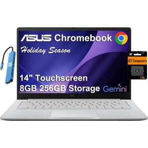 ขายส่ง Chromebook Cx14 แล็ปท็อป 14 นิ้ว หน้าจอสัมผัส FHD แรม 8GB หน่วยความจำ 256GB EMMC ชิปประมวลผล Intel Celeron ช่องเสียบเสียง 3.5 มม. รับประกัน 1 ปี - Product Image 1