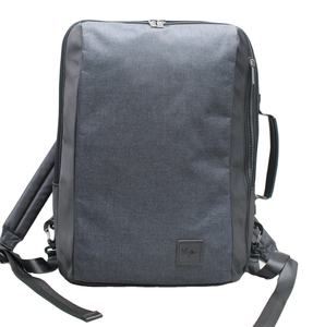 Fashion trendy Durable Polyester <b>lightweight</b> Two shoulder strap Black use business trip Laptop <b>Backpacks</b> for men - Product Image 1