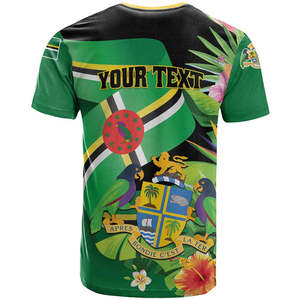Camiseta Personalizada de <span class=keywords><strong>Dominica</strong></span> para Hombre, Camiseta con Diseño de la <span class=keywords><strong>Isla</strong></span> del Caribe, Venta al por Mayor, Personaliza tu Texto, Prendas Casuales - Product Image 4