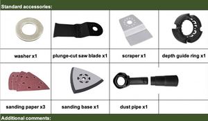 Outil multifonction sans fil DoMETAL 21V, populaire pour le bricolage, le raclage, le ponçage, la découpe du bois, de l'acier et du plastique. - Product Image 4