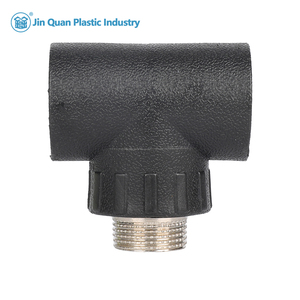 Accesorios de tubería de HDPE de suministro de fábrica OEM, tamaños de 12mm y 50mm, conector en PN16 T, reductor de rosca hembra macho, fundición de superficie lisa - Product Image 5
