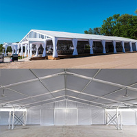 Tente de fête de mariage en alliage d'aluminium d'usine Camping tailles personnalisées Offre Spéciale