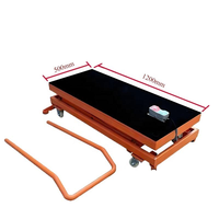 Plateforme élévatrice mobile pliable hydraulique à ciseaux automatiques de 1,2 m et 1,5 m pour charges lourdes, idéale pour les exploitations agricoles