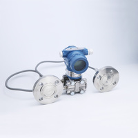 DWEL 3051 Transmetteur de niveau de pression différentielle à double bride 4-20mA 0-10V RS485 Capteurs de niveau de liquide pour réacteur de réservoir