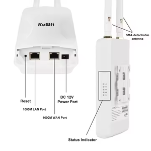 KuWFi AP1200Gワイヤレスゲートウェイ48v POEデュアルバンド1200mbps屋外ファッショナブルサポート360レンジアクセスポイントリピーター - Product Image 3