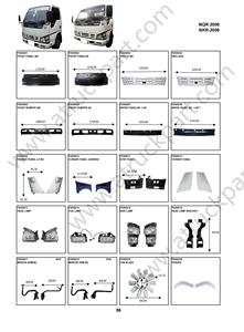 Braccio Specchietto 8978566222 per Ricambi Carrozzeria Camion ISUZU NQR NKR 150 600P - Product Image 3
