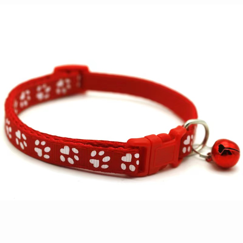 Factory Wholesale Cat Collar Pet Bell Collar Multi Color Cat Accessory Safety Buckle Collar For Cat And Puppy