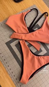Traje de baño personalizado marca privada traje de baño ropa de playa señoras Bikini conjunto mujeres traje de baño 2024 - Product Image 3