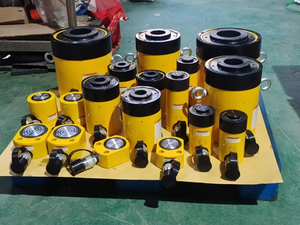 กระบอกไฮดรอลิกแบบแอคชั่นเดี่ยว KSRSM-500 รุ่นแบน น้ำหนักเบา 50 ตัน แบบบางพิเศษ พร้อมแม่แรงไฮดรอลิก - Product Image 2