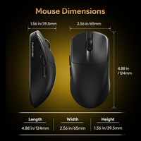 Souris sans fil FURYCUBE G13S, tri-mode, latence de 0,125 ms, PAW3311, 22000 DPI, légère, batterie remplaçable, souris de jeu E-sports
