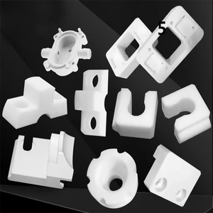 Piezas Mecanizadas de Plástico Aislante Resistentes al Desgaste de Precisión, Piezas Industriales No Estándar de <span class=keywords><strong>PTFE</strong></span> con Formas Especiales - Product Image 4