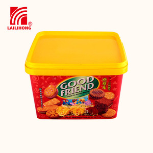 Các loại bánh sandwich bánh quy Shortbread ngon cay & mặn Snack với kem trứng Nori hương vị Hộp bao bì được làm bằng glucose - Product Image 2