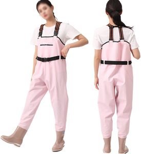 TOPIND Cuissardes isolées en PVC imperméables pour femmes, <span class=keywords><strong>bottes</strong></span> <span class=keywords><strong>de</strong></span> chasse et <span class=keywords><strong>de</strong></span> <span class=keywords><strong>pêche</strong></span> au canard pour femmes et filles - Product Image 2