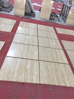 Bonne Qualité Avantage Stock Prix Poli 1.8cm Beige Marbre Travertin Dalle Prix