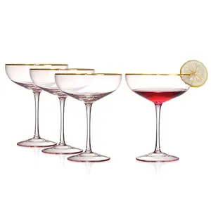 Creative Crystal Drinking Unique Cocktail Liquor Red White Wine Bar Stemmed Margarita Martini Glass Glasses Cup Glassware Set