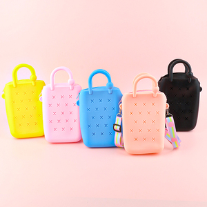 Sac à bandoulière en silicone imperméable pour jeunes enfants, motif dessin animé mignon, à personnaliser, petit sac <span class=keywords><strong>de</strong></span> plage pour femmes - Product Image 4