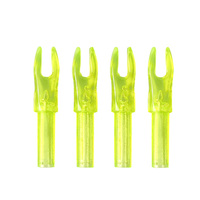 Embouts de flèche en carbone, accessoires de tir à l'arc avec insertion en aluminium, 4.2mm