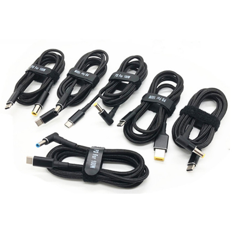USB-C to DC 4.5*3.0mm Adapter Cable 100W PD Fast Charger Cord For DELL Laptops e