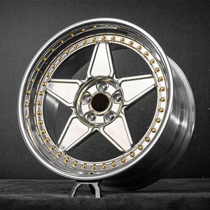 Rueda Forjada de Dos Piezas, 18" 19" 20" 21", 5x100 5x105 5x108 5x110 5x112 5x114.3 5*120 5*127 5*130, Rueda de Aluminio 6061 para Automóvil - Product Image 1