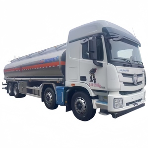 Vente directe usine : Camion-citerne Foton 3 essieux en acier au carbone, très populaire en Asie du Sud-Est, avec enrouleur de tuyau - Product Image 1