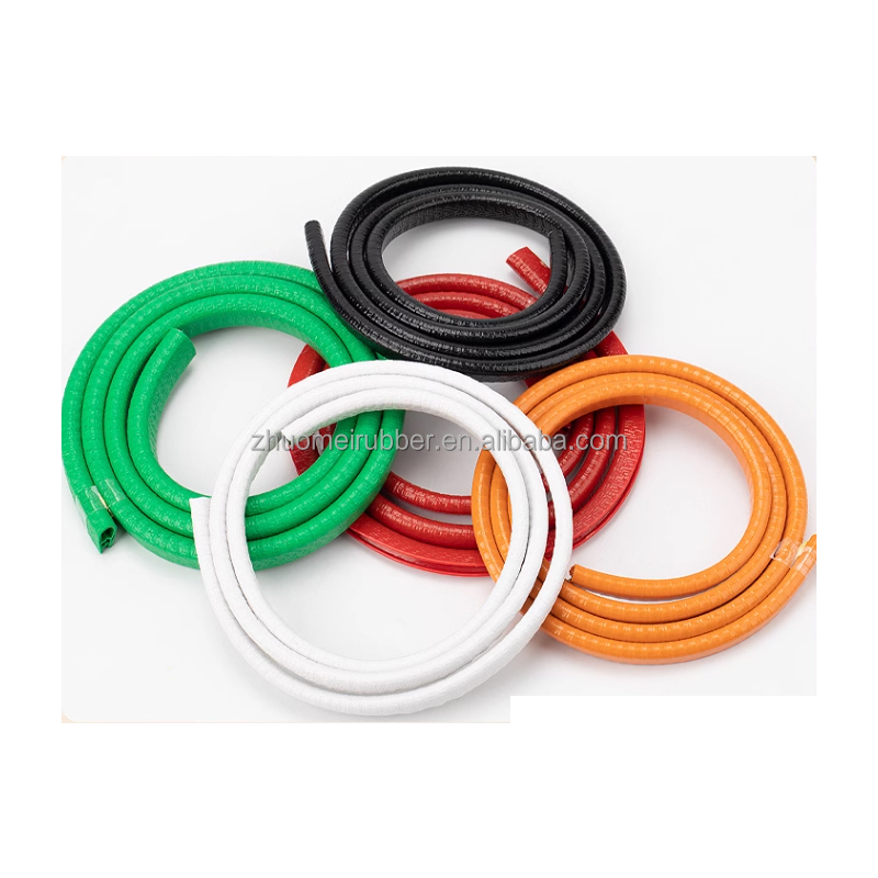 Motorcycle Open Face Helmet Edging Rubber Molding Trim 8.5x6mm