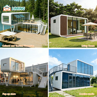 Maison conteneur extensible montée sur remorque, bureau mobile, appartement, pod de vie avec roues