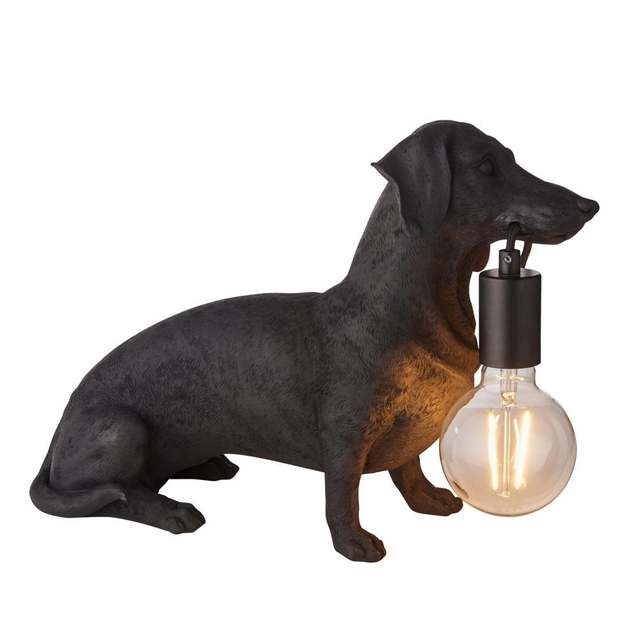 Factory Wholesale 110-240V Dachshund Dog Lamp Resin Lights Creative Animal Resin Series Table Lamp Home Decor Lighting