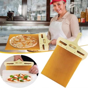 Planche à <span class=keywords><strong>pizza</strong></span> pliable pour four et grill, outil de transfert parfait pour la pâte à <span class=keywords><strong>pizza</strong></span> maison, le pain et les pâtisseries - Product Image 4